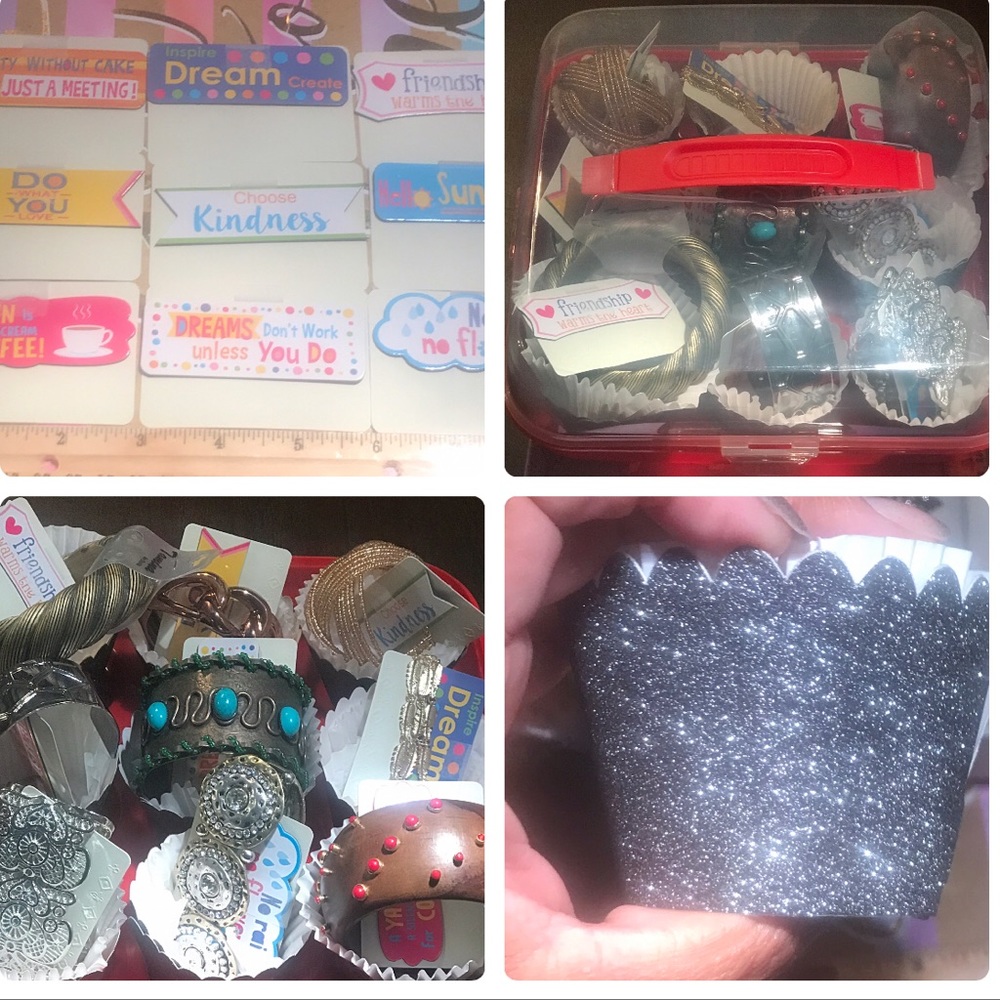 New Creative Cupcakes 9 Bracelets & Carrier Gift